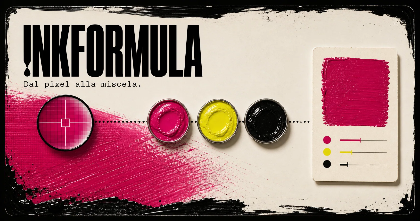 INKFORMULA: dal pixel alla miscela, con campionatore colore e inchiostri serigrafici